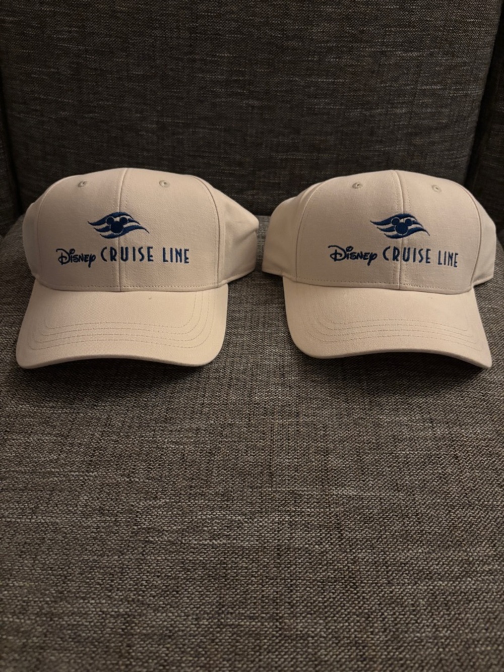 Disney Beige Hat with Navy Cruise Line Logo